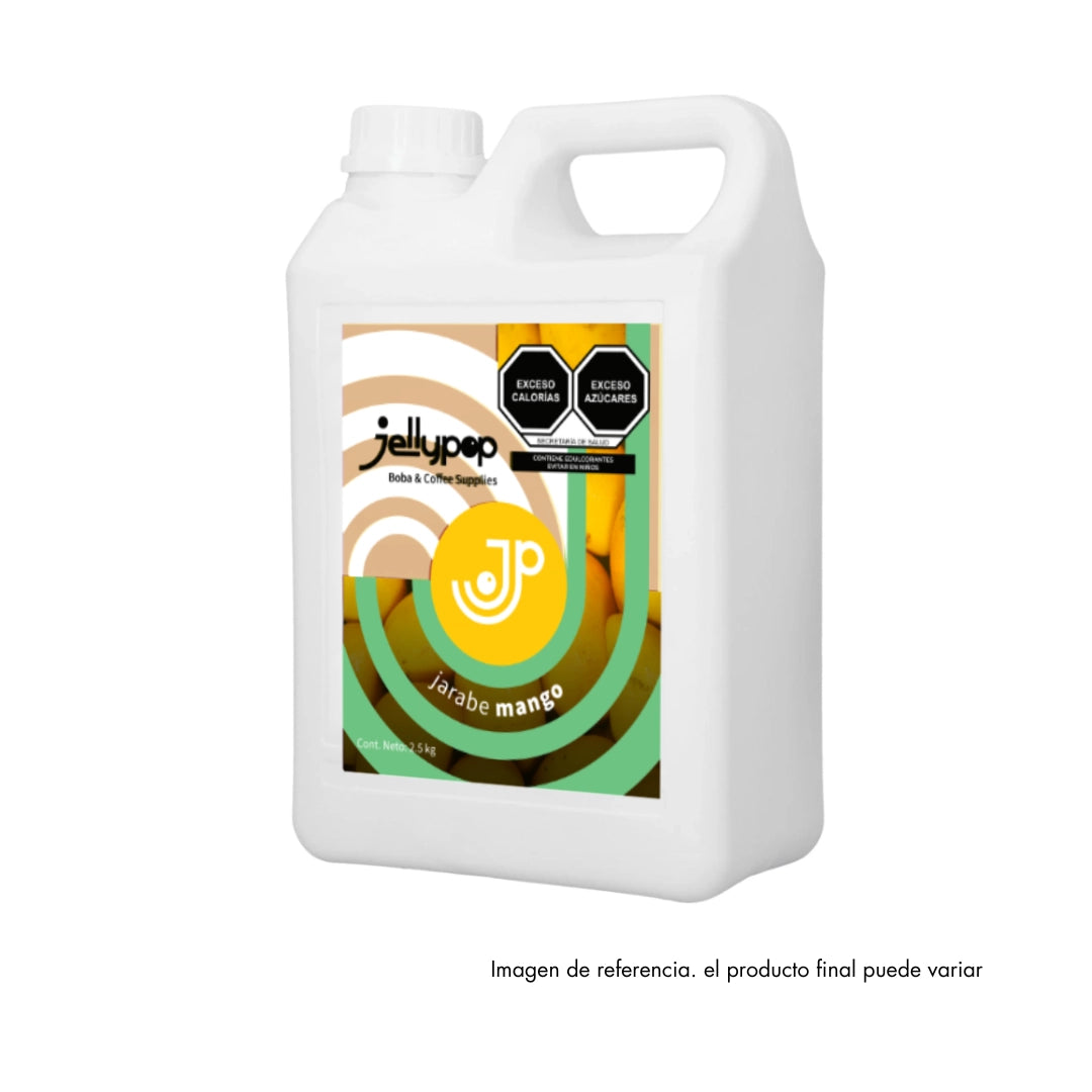 Imagen de Jarabe de Mango de Jellypop. Jarabe concentrado con sabor intenso y dulce. Perfecto para endulzar y dar sabor a frappés, bubble teas y cócteles.