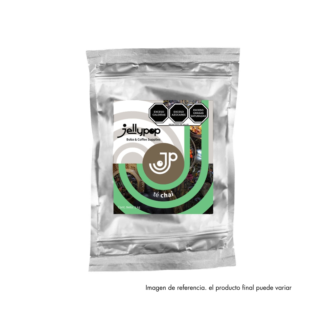 Imagen de Té Chai de Jellypop. Base en polvo para preparar frappés cremosos. Perfecto para frappés en cafeterías y bubble tea shops.