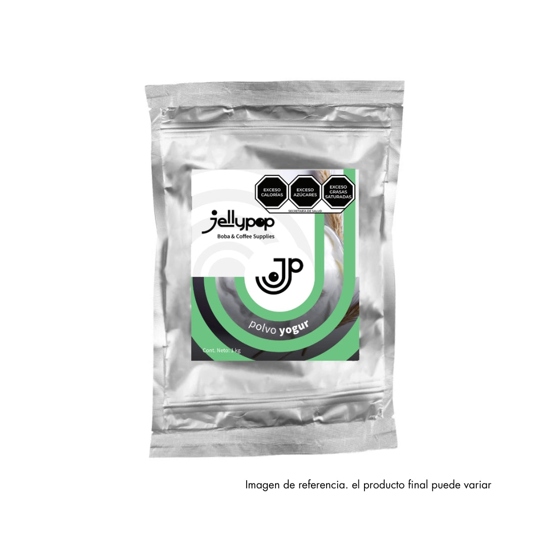 Imagen de Yogurt de Jellypop. Base en polvo para preparar frappés cremosos. Perfecto para frappés en cafeterías y bubble tea shops.