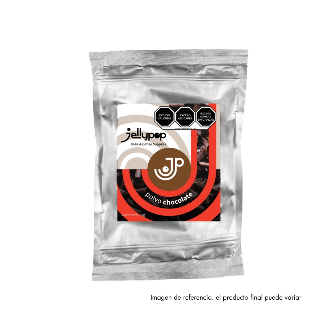 Imagen de Chocolate de Jellypop. Base en polvo para preparar frappés cremosos. Perfecto para frappés en cafeterías y bubble tea shops.