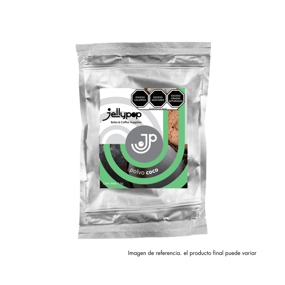 Imagen de Coco de Jellypop. Base en polvo para preparar frappés cremosos. Perfecto para frappés en cafeterías y bubble tea shops.