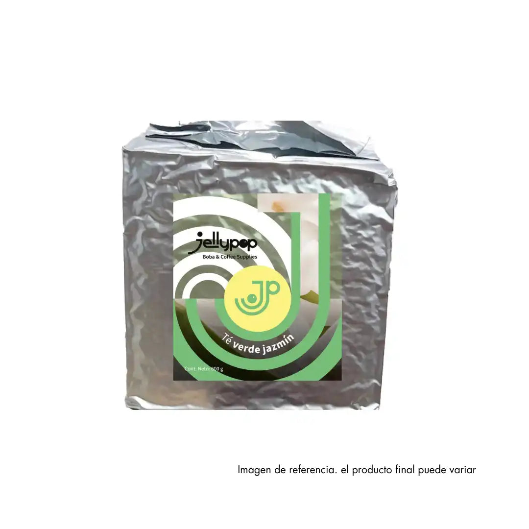 Imagen de Té Verde Jazmín de Jellypop. Hojas de té premium con aroma y sabor auténtico. Perfecto para preparar té frío o caliente con calidad excepcional.